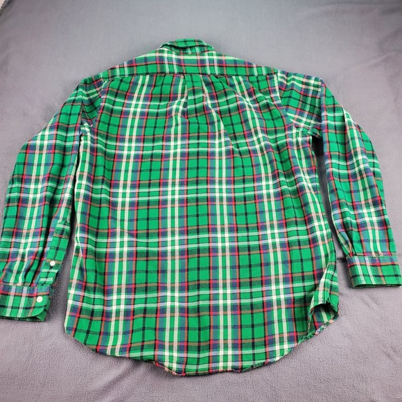 Ralph Lauren Men Classic Fit Performance Flannel Plaid Long Sleeve  Shirt M - Picture 6 of 6